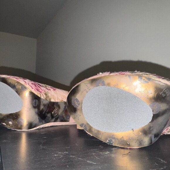 Vintage Betsey Johnson MORTICIA Floral lace pump size 10 - Picture 7 of 9